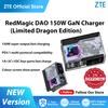 Новая версия Redmagic DAO 150W GaN зарядное устройство супербыстрый зарядный адаптер RGB световые эффекты 4-портовая зарядная станция