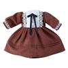 HIGHAWK OB11 Western Clothes Obitsu 11 Clothes ob11 BJD One Piece Dress Bow Color Toy Doll 11cm Cute Skirt Doll Retro Doll Outfit (коричневый)
