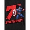 Captain America Childrens/Kids Pull Over 7th Birthday Hoodie