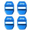 4Pcs Anti-Scratch Zinc Alloy Car Door Lock Protector Cover for Jeep Renegade Wrangler JK JL Grand Cherokee Car Decor Accessories ALO1