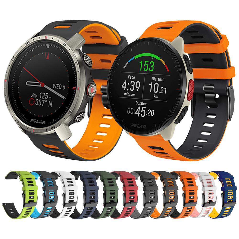 Ремешок для Polar Pacer Браслет для POLAR Grit X Pro Titan/Vantage M2 M/IGNITE 2/Unite Sports Силиконовый ремешок Браслет Ремешок для часов