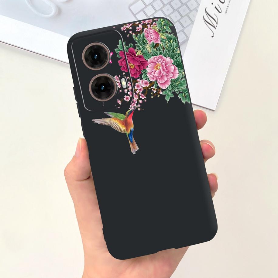 Для Motorola Moto G85 5G Чехол Милые Девочки-Астронавты Мягкий Силиконовый ТПУ Чехол для Телефона Для Moto G85 2024 Funda G 85 MotoG85 Матовый Чехол