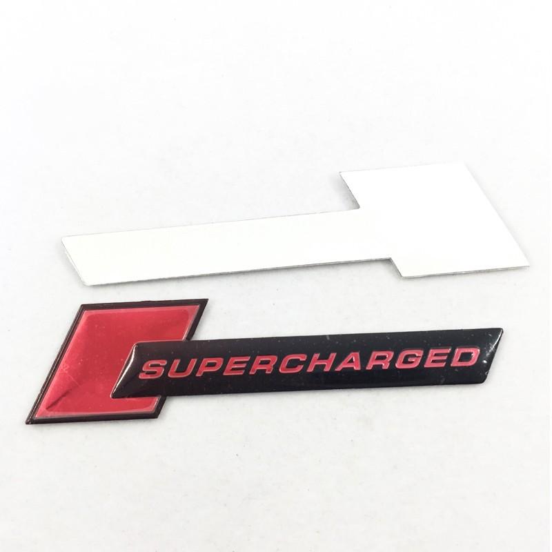 1 X алюминиевый логотип с наддувом, автомобильный значок, наклейка, подходит для всех автомобилей