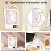 Miayilima New Usb Fan Handheld Fan Mini Fan Rechargeable Long Life Home Silent Super Powerful Folding Desktop Electric Fan Gifts