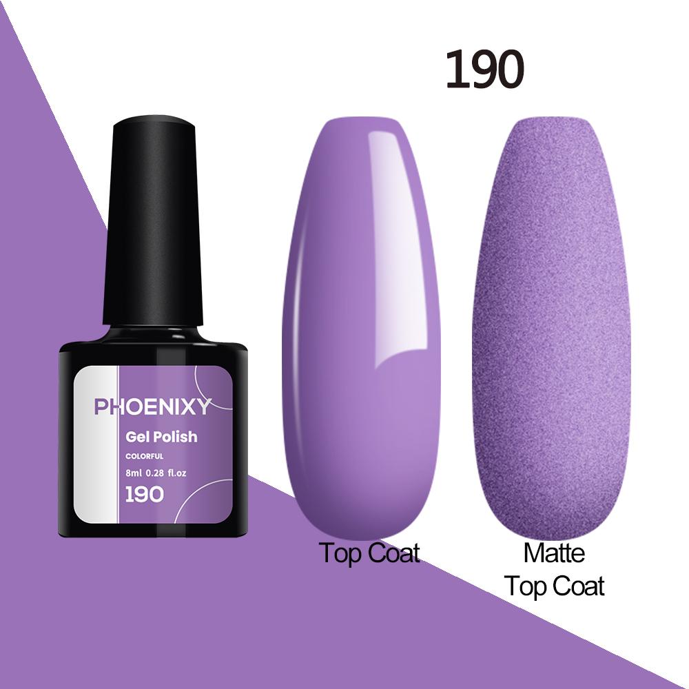 Лак для ногтей PHOENIXY, 8 мл, УФ-светодиодный гибридный лак для дизайна ногтей, гель-лайнер для маникюра, полупостоянная основа, верхнее покрытие, гель с блестками, блестящие цвета, гель