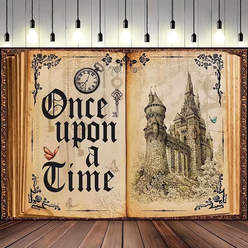 Двумерный фон «Открытая сказочная книга», Двумерный фон «Замок «Однажды»