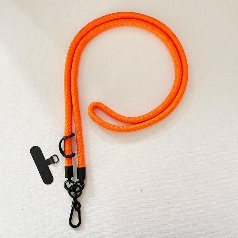 Necklace Carry Lanyard Strap For iPhone 16 15 14 Samsung S25 Xiaomi Case Climbing Hanging Shoulder Cord Rope Clip Card Sticker