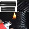 4Pcs 4D Carbon Fiber Авто Наклейки на пороги автомобиля против царапин Защитная крышка
