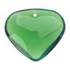 Love Heart Shaped Pendant Crystal Glass Peach Heart Loose Beads Charm for DIY Jewelry Necklace Earrings Making