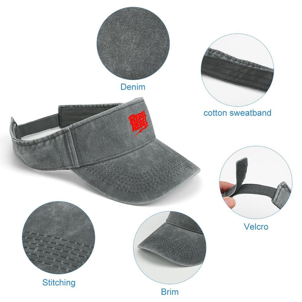 Дэвид Рок-звезда певец солнцезащитный козырек дырявый топ ковбойские шляпы унисекс женские спортивные бейсбольные теннисные кепки для гольфа с открытым верхом шляпа на заказ