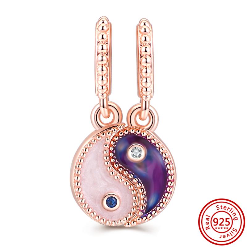 Angel Heart Wing Feather Balloon Pavé Newest Sale Beads Fit Original Charm Bracelet 925 Sterling Silver Jewelry