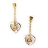 Altesse [K6382] — двухцветные позолоченные серьги «Любовь»
