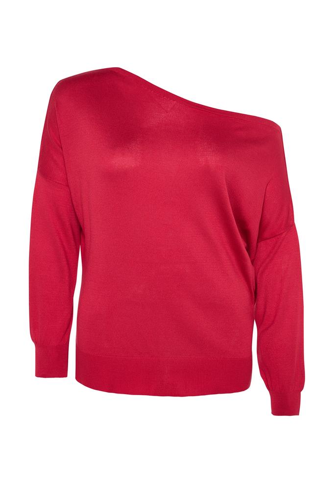 Женская мода, новый свитер большого размера, черный трикотаж с вырезом лодочкой, свитер