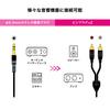 RCA Cable Stereo Standard Plug to Two Pin for Digital and Audio Stereo Conversion Cable Audio-Technica (6.3mm Plugs), 1.5m, Pianos, Mixers,