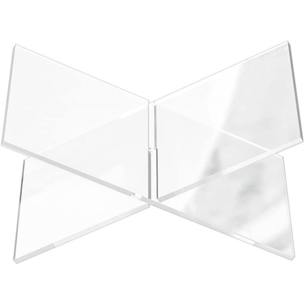 Acrylic Book Display Stand Transparent/Black Cookbook Stand Recipe Stand The Quran