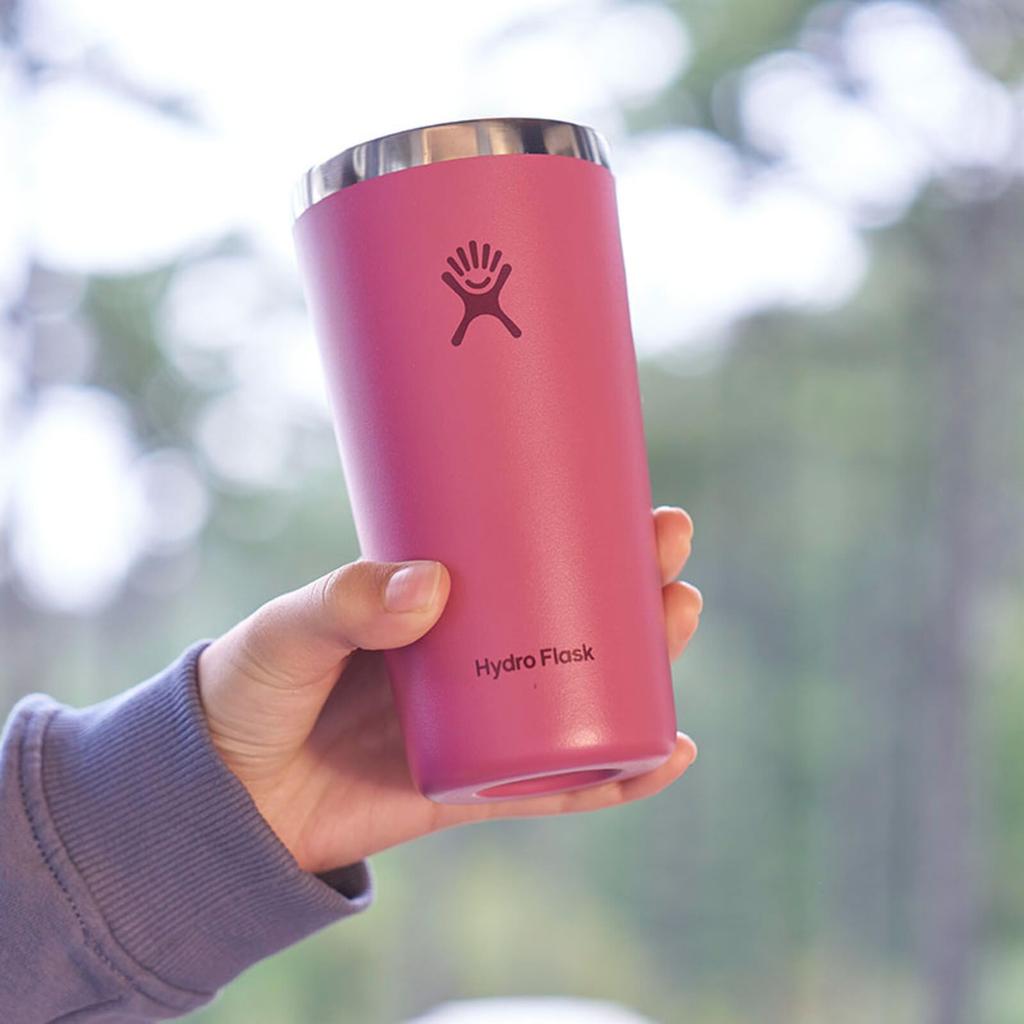 All Around Tumbler, 20oz (591ml) Stainless Steel Tumbler, Leaf Design, Insulated for Hot and Cold Drinks (Official Japanese Product)