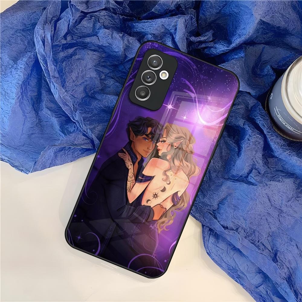 Чехол для телефона Acotar A Court of Mist and Fury для Samsung Galaxy S26 S25 S24 S30 S21 S23 S20 S22 Fe Pro Edge Ultra Plus стеклянный Чехол