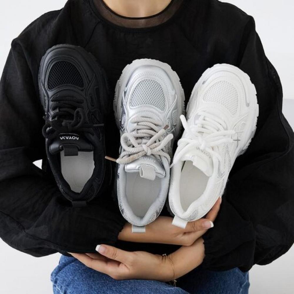 Jisyu Pedra Mesh Cubic Sneakers