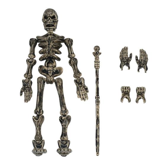 3D-печатная фигурка скелета, подвижная, с несколькими суставами, коллекционная игрушка, настольное украшение для детей, художников, коллекционеров
