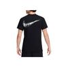 Nike Мужская футболка с логотипом, мягкая, дышащая, с коротким рукавом, топы, черная HF5247-010
