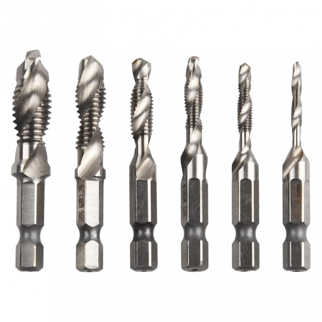 Сверла с шестигранным патроном для резьбонарезного станка M3-M10 Silver