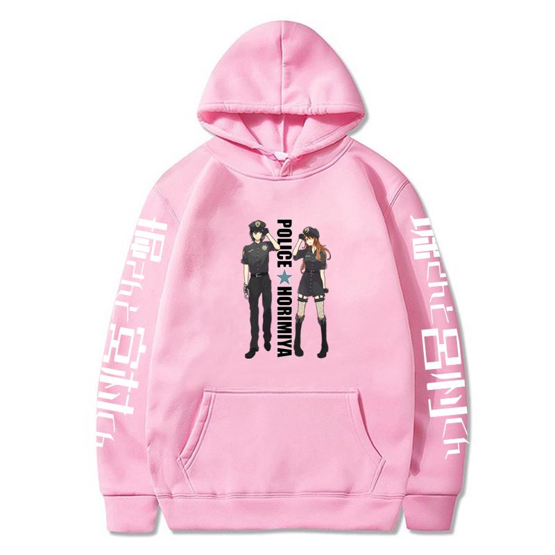Аниме Horimiya Одежда Мужчины Женщины Большие повседневные толстовки Классические простые уличные свитера Harajuku унисекс толстовки Топы