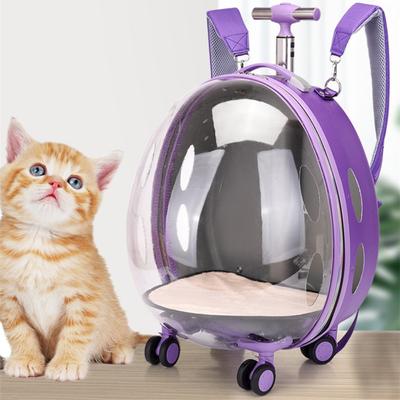 Сумка для кошек, космическая капсула, пузырчатая коробка, дышащая тяга большой емкости, коробка для домашних животных, прозрачная сумка для кошек на плечо, сумка для домашних животных