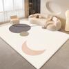 Simple Style Living Room Carpet Modern Home Decoration Sofa Large Area Rug Bedroom Cloakroom Non-slip Soft Mat Floor Easy Clean