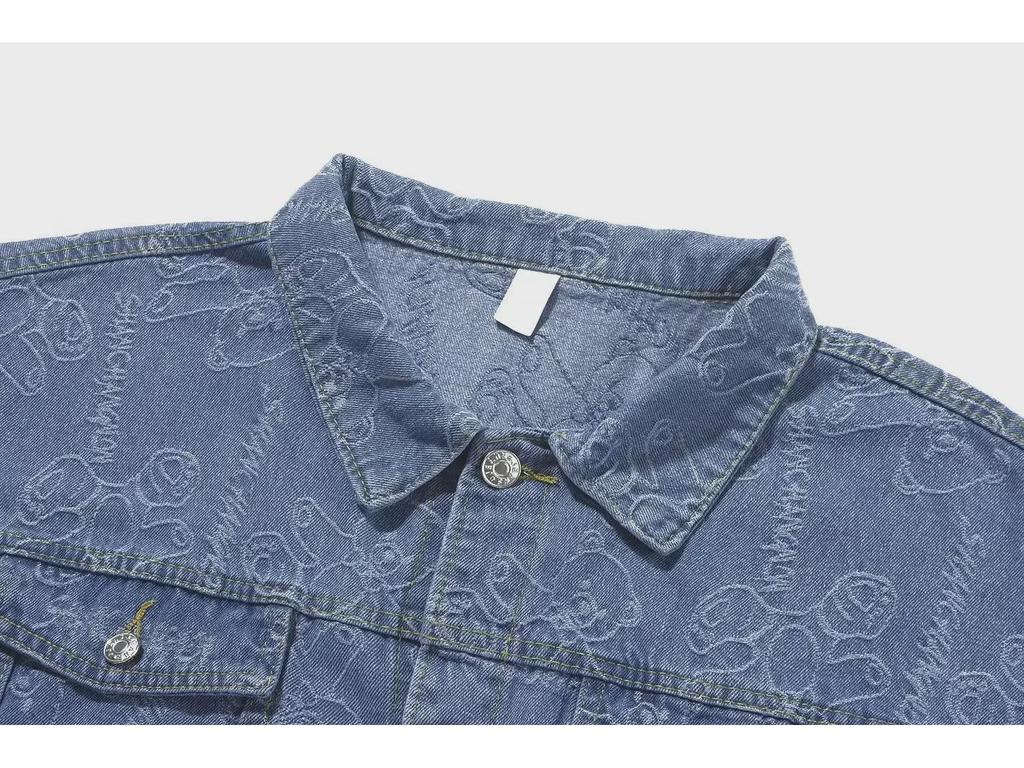 Men's Slim Korean Style Denim Jacket and Pants Set - Trendy Spring/Autumn Student Fashion