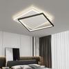 Modern Minimalist Flat Square Hall Line Bedroom Ceiling Light