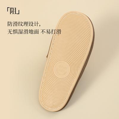 Ультратонкие льняные тапочки на кожаной подошве, повседневные, удобные, дышащие, весенне-летние, с мягкой подошвой, бесшумные, для пары, домашняя обувь