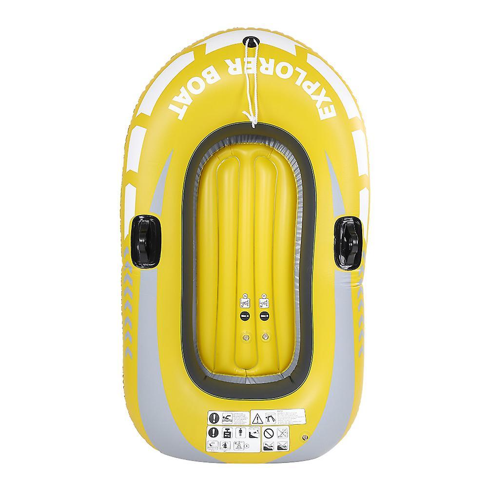 PVC Inflatable1Person Boat Canoe 1 Person Rowing Air Boat Fishing Drifting Diving