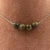 Stones and Minerals. 4-pearl Sapphire Necklace from Mogok, Burma, Myanmar. 2A Quality 8mm Necklace Women, Men. Custom Size