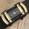 Men's Belt Toothless Automatic Buckle Genuine Leather Men's Middle Aged and Young People's Simple and Fashionable Inner Wear Belt Men's Belt