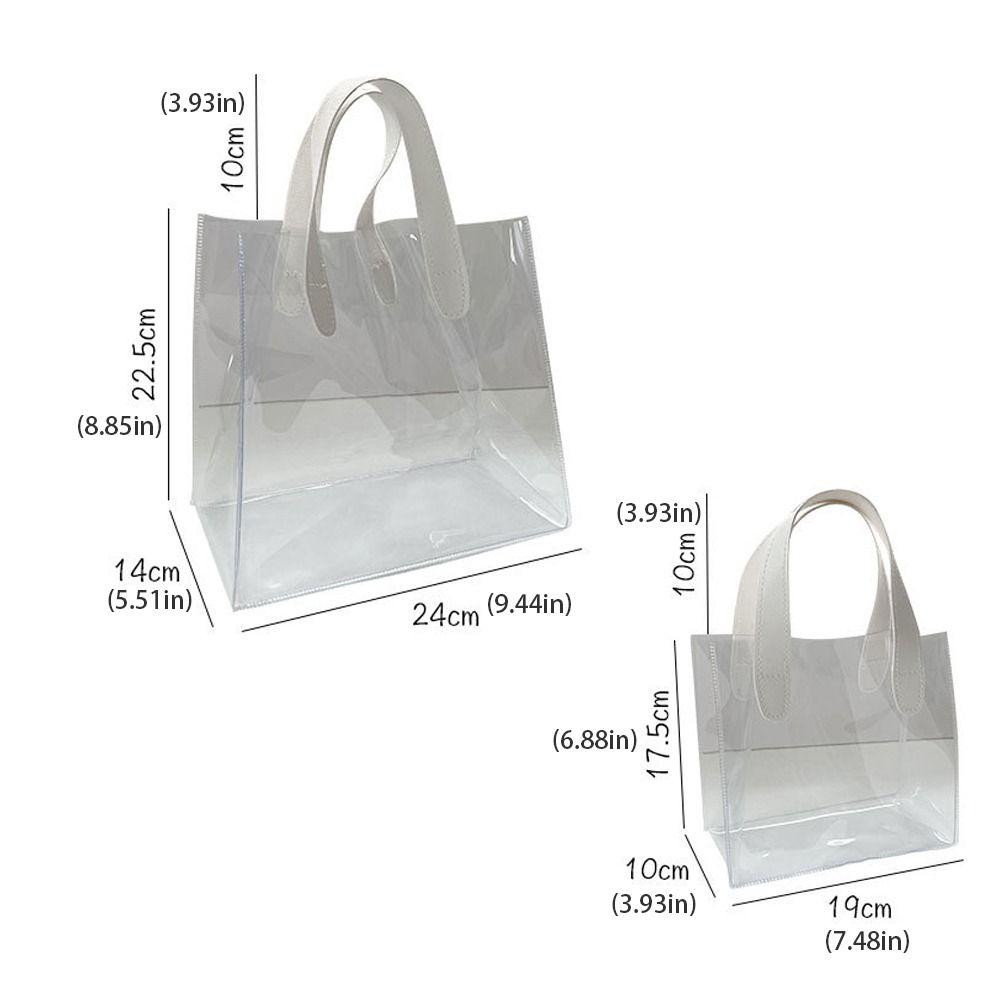 Сумки Сумки для хранения Свадебные подарочные сумки ПВХ Прозрачные сумки Сумки-тоут Женские косметички