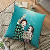Чехол для подушки Demon Slayer Kimetsu No Yaiba, декор с рисунком, наволочка Kamado Tanjirou, полиэстеровая наволочка для дивана, дома, 45 см