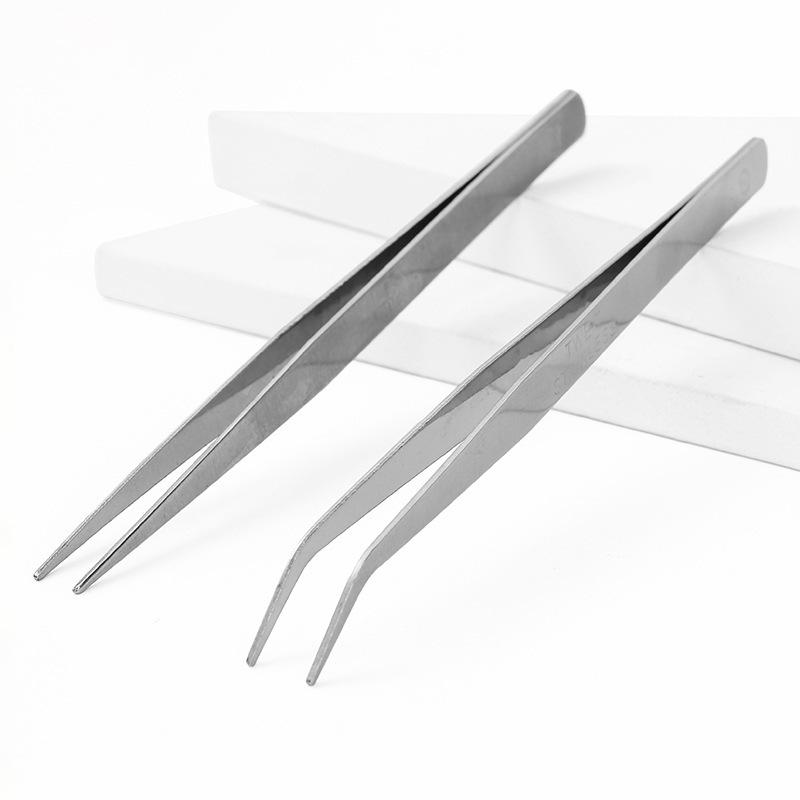 10.5cm Elbow Tweezers for Flipping Clothing Corners Lightweight Clamp Beads Multifunctional Tool