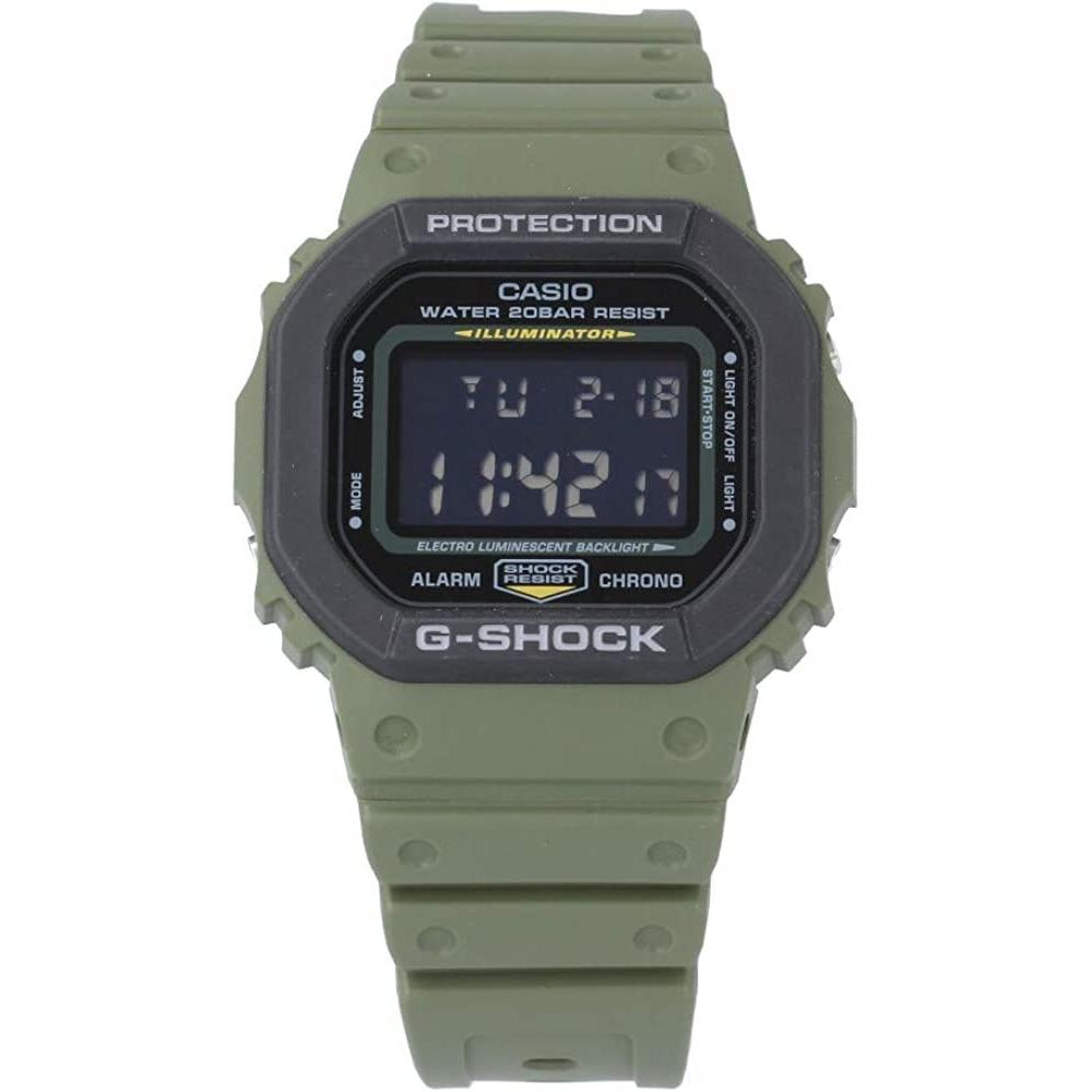 Casio Часы Casio G-SHOCK DW-5610SU-3 мужские цифровые утилитарные цвета Military Khaki Limited водонепроницаемые