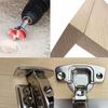 Hinge Drilling Puncher, High Accuracy Portable Hinge Drill Locator, Carpentry Punching Tool With 35mm Hole Opener For Cabinet Door Hinges Mounting