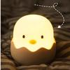 Ночник-ночник Chick Egg для силиконового сенсорного датчика Lampara Led для лампы с сенсорным управлением