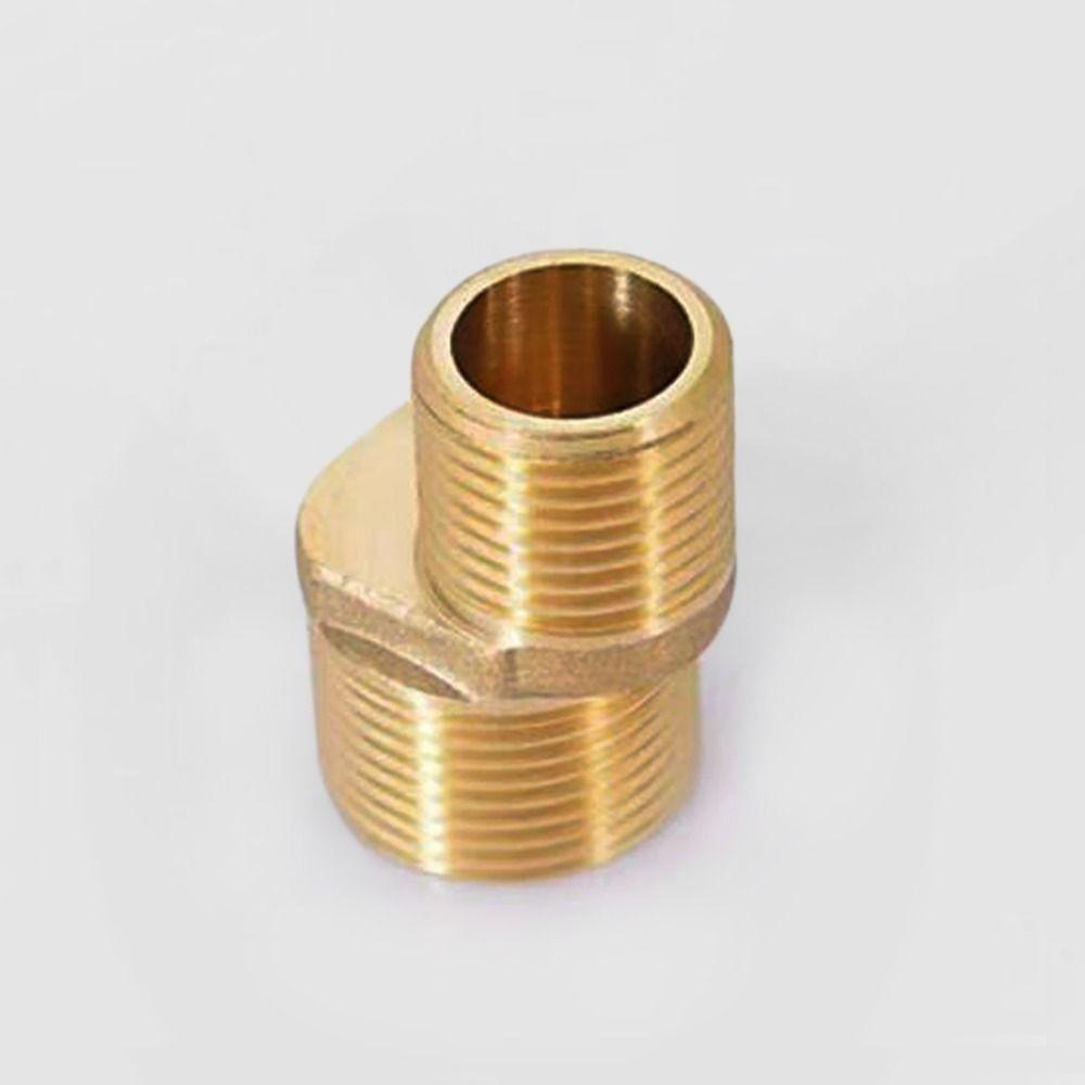 Copper Angled Curved Foot Angle Adjustment Connecting Accessories  Bathroom Hardware