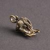 Long Toothed Wild Boar Copper Decorative Figurines Animal Pig Monsters Metal Mini Figurine Zodiac Pig Pendant Ornaments