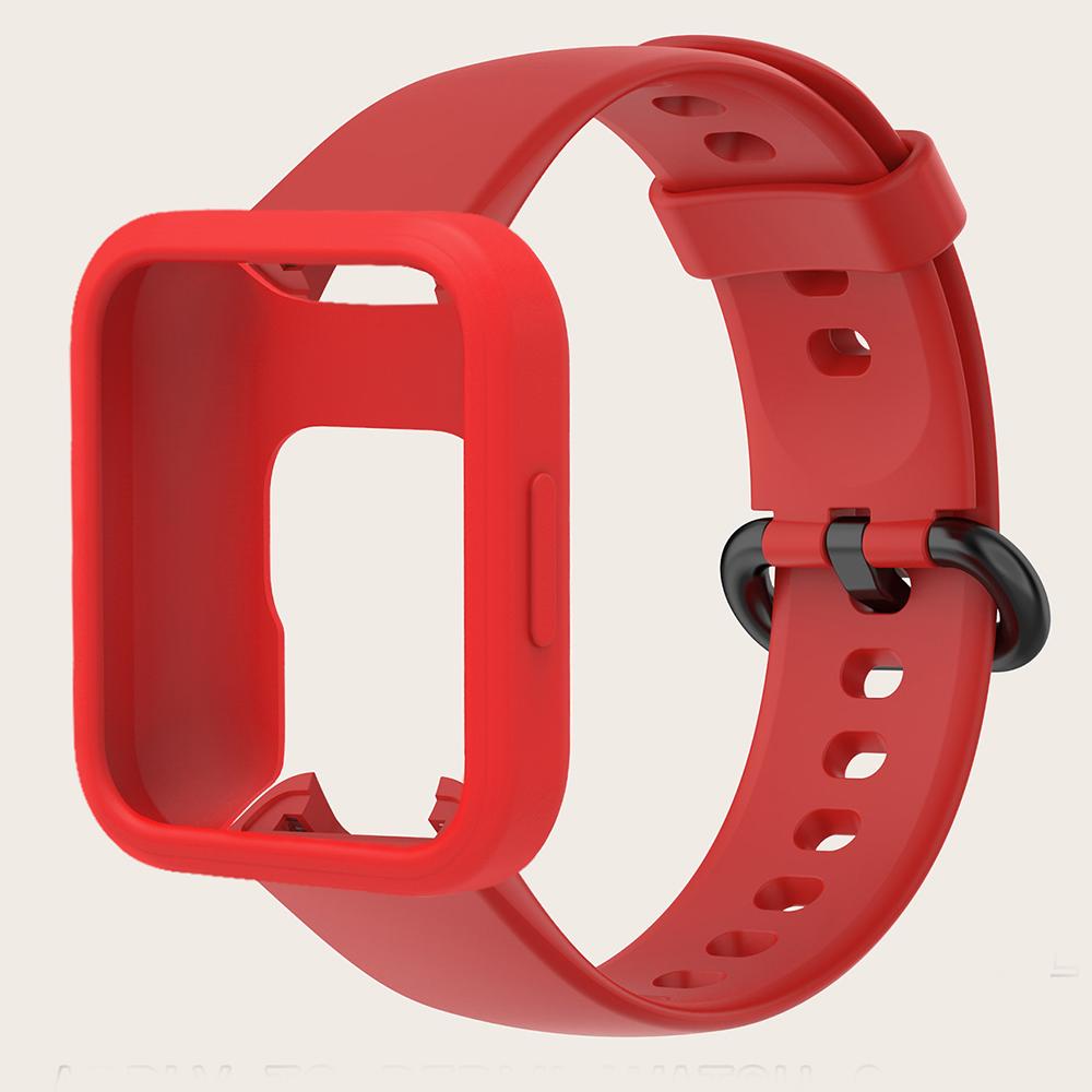 Silicone Strap For Redmi Watch 2 Bracelet Watchband For Xiaomi Mi Watch 2 Lite Wristbands + Protector Case Cover