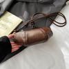 Женская сумка через плечо из искусственной кожи в форме луны, модная сумка с узлом на ручке