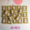 PGY 5-20 шт. Элегантные Барочные Мини-Рамки для Фото Винтажные Цветочные Золотистые Белые Легкая Роскошь Ретро Смоляные Рамки-Дисплеи Украшения Декор