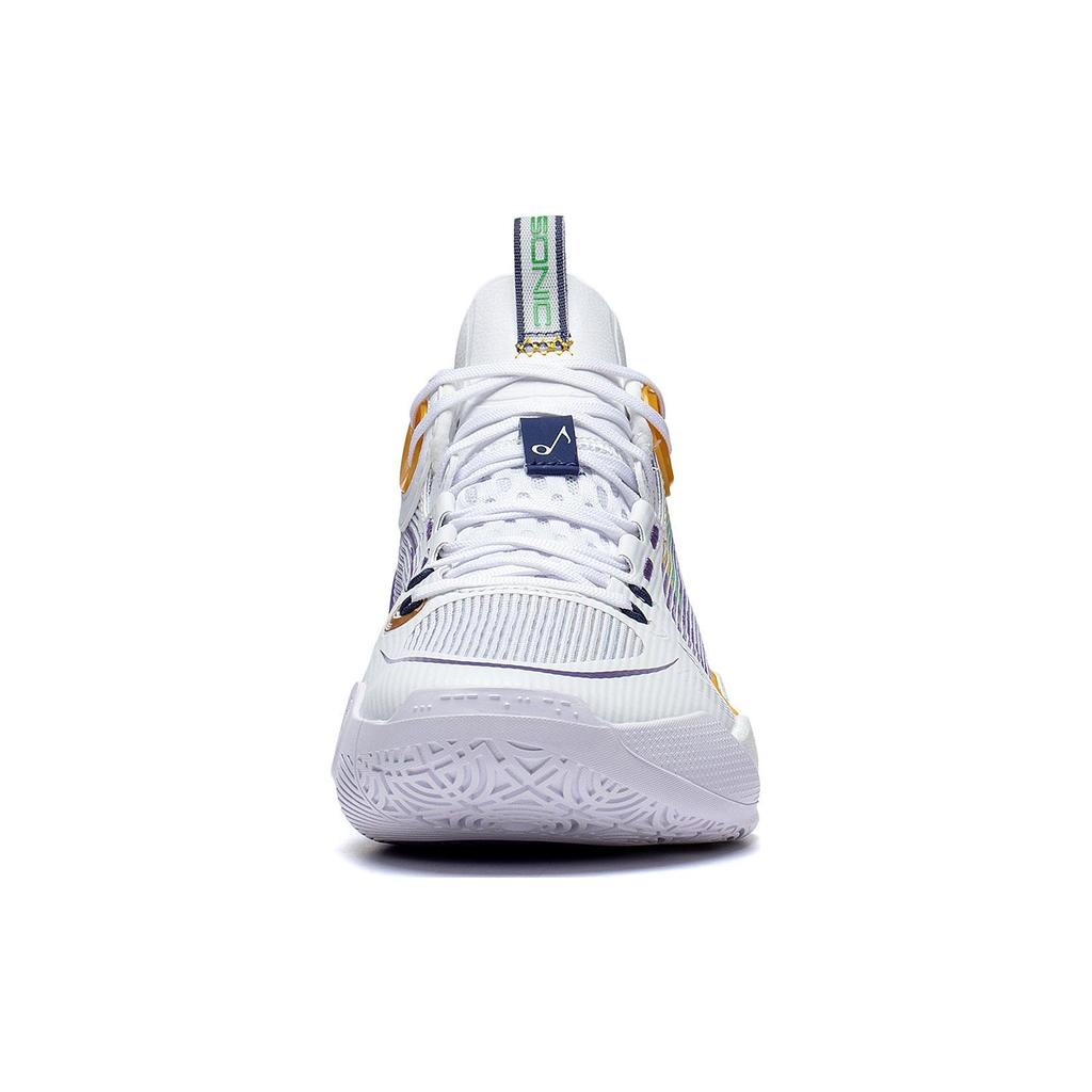 Баскетбольные кроссовки Li Ning Sonic 10 Ultra Durable Breathable Mid-Top мужские баскетбольные кроссовки белые фиолетовые ABAS145-4