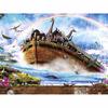 Полный 5D Diy Алмазная картина Животный ковчег Алмазная вышивка Крестом Домашний декор Подарок ручной работы