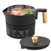 Iris Ohyama Cooking Single Pot Comes with Hot Drain Temperature 1L Power Saving Measures Kettle, Ramen, Washable, Function, Adjustment, 40℃~100℃,