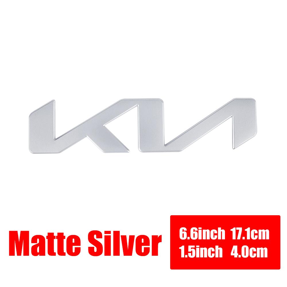 AABJA1 Car Front Hood Emblem Rear Trunk Badge Sticker Auto Accessories For Kia Sorento Sportage Forte Picanto Ceed Soluto KN Stinger