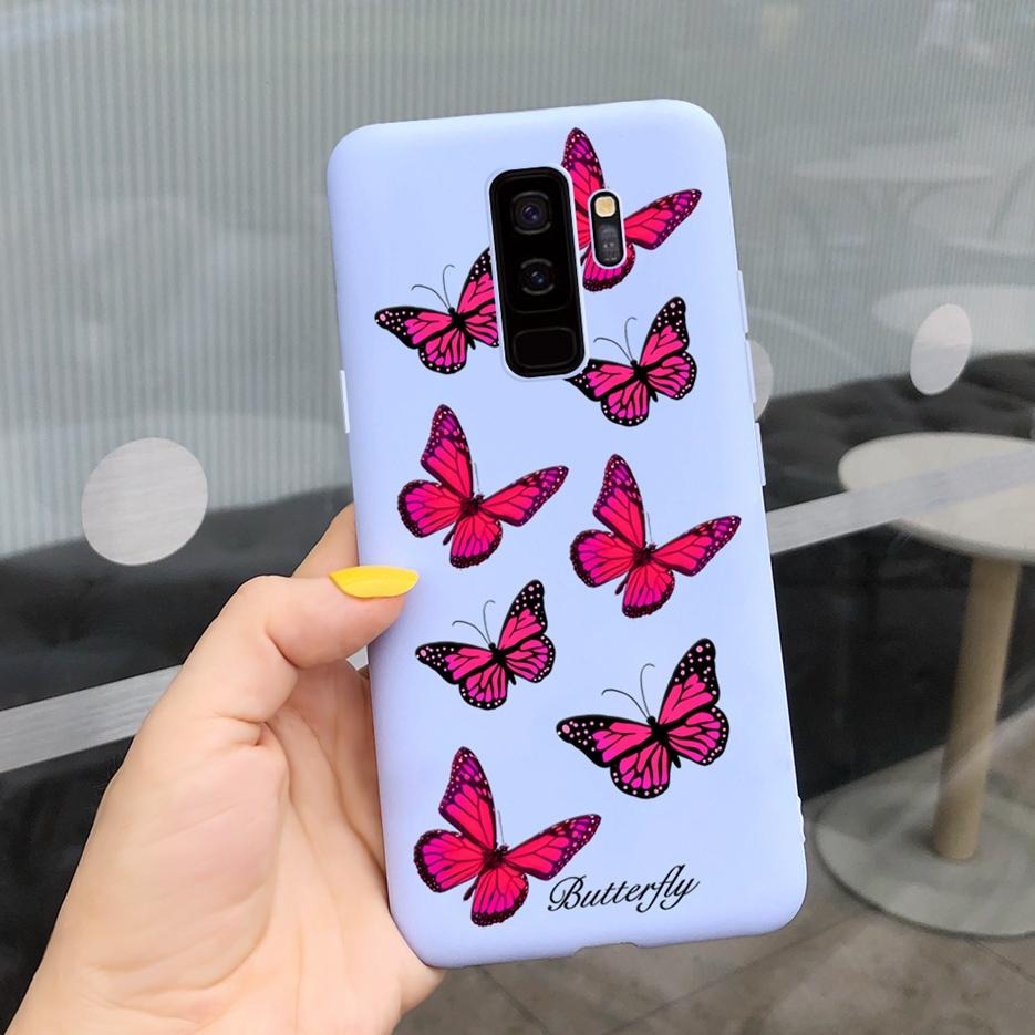 Чехол для Samsung Galaxy S9 Plus S9+ G965F Милый Конфетный Расписной Fundas Матовый Чехол для Samsung S9 S9+ S 9 Plus Чехол для Телефона Мягкие Сумки